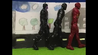 Stop motion de Kevin, Hamid et Elon