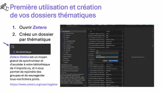 Utilisation de Zotero