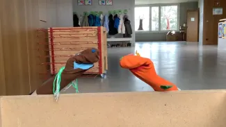 Socke Eva und Lena