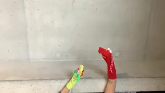 Socke Lysa und Emy