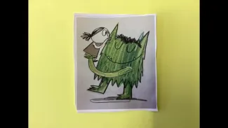 Le monstre des couleurs raconté par Lucia