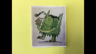 Joana raconte le monstre des couleurs