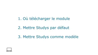Installer Studys