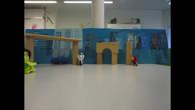 Le dino dans la ville