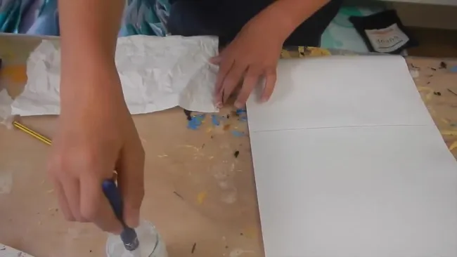 Régate en peinture créative