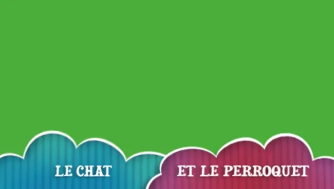 LE CHAT ET LE PERROQUET