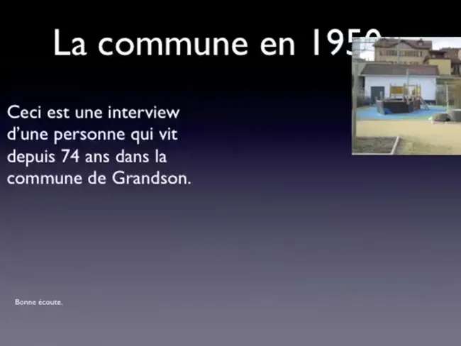 Ma commune : Grandson