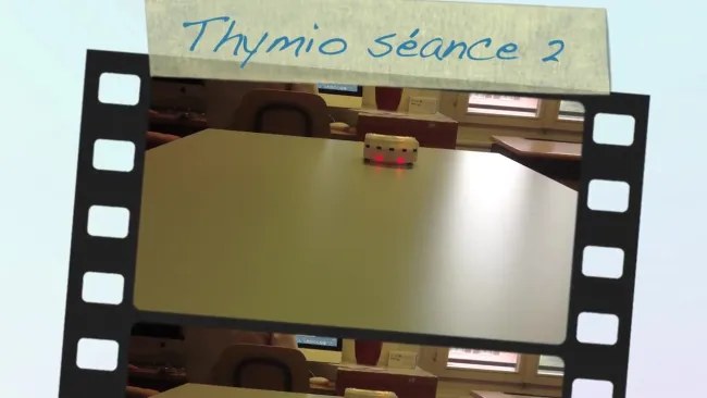 Thymio et la piste noire