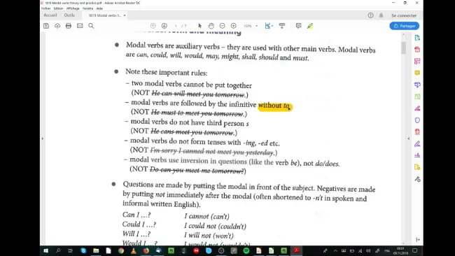 CG1 & CG3 Modal verbs present