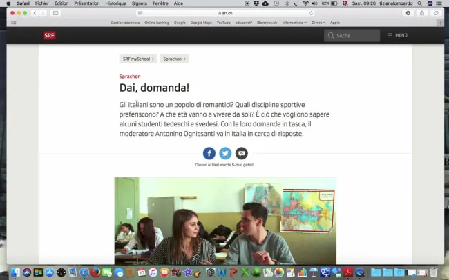 Ressource pour l'enseignement de l'italien