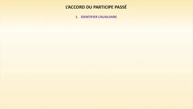 Capsule vidéo sur l'accord du participe passé - I. Raho
