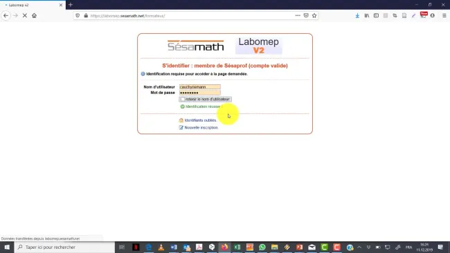 Labomep v2 : Création d'une séquence