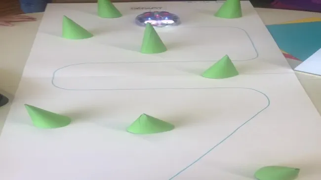 Défi ski de fond avec les robots 1-2PA3