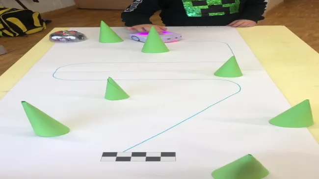 Défi ski de fond avec les robots 3PA