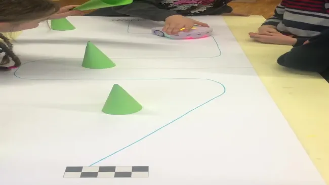 Défi ski de fond avec les robots 3PA
