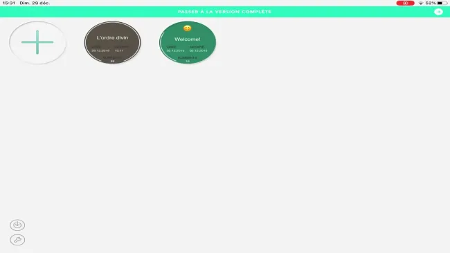 Une  mind-map sur l'ordre divin avec l'application Mindly