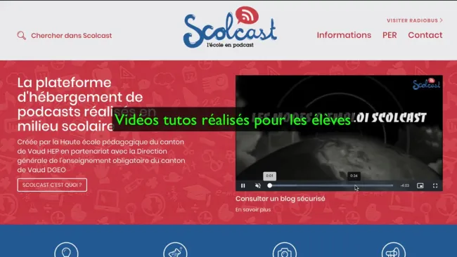 Scolcast, c'est quoi ? Infos pour les enseignant-e-s