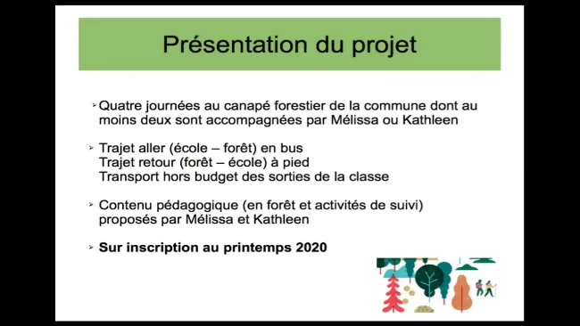Présentation école au vert