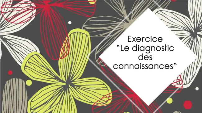 Volume 1P - Mise en situation - Activité 1 - Consigne orale