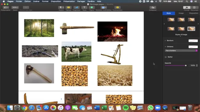 Exemple de file d'image