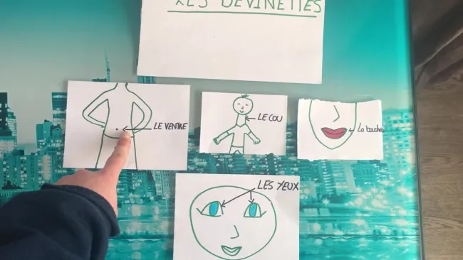 Devinettes partie 2 sur les parties du corps humain