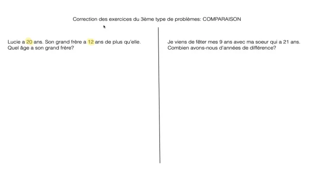 Correction Exercices Comparaison