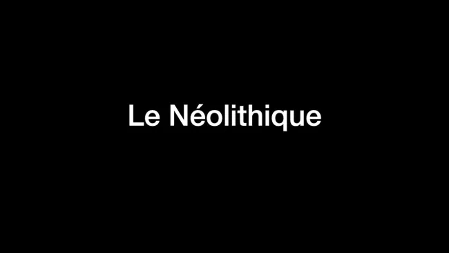 Les outils du Néolithique