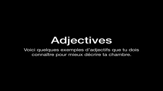 adjectives