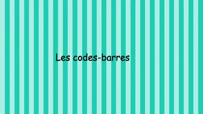 Code-barres (gestes graphiques)