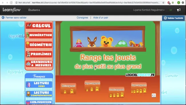 Consignes aux parents classement