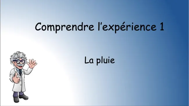 Vidéo explicative pluie