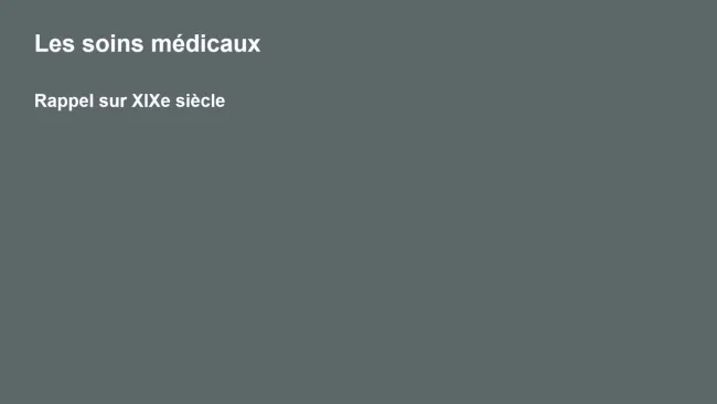 La médecine au XXe siècle