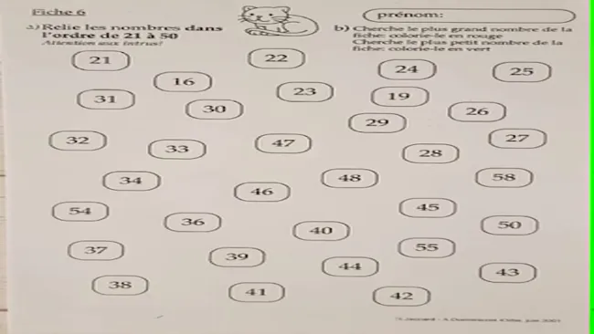 diplôme 5, fiche 6
