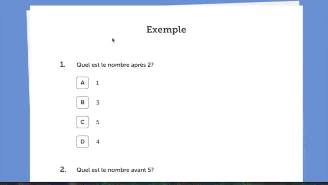 Vidéo explication quizzy