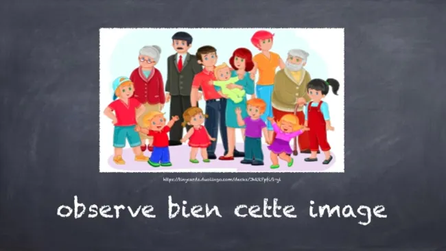 Ma famille (les étapes de la vie)