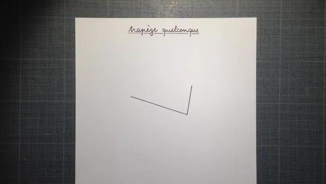 7P quadrilatère - trapèze quelconque