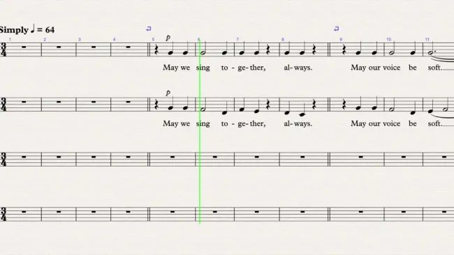 Sing Gently (T)