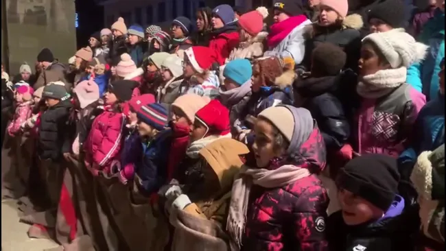 Crèche vivante, décembre 2024