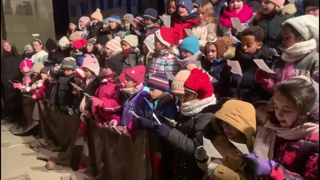 Crèche vivante, décembre 2024