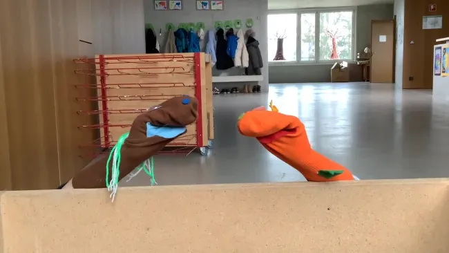 Socke Eva und Lena
