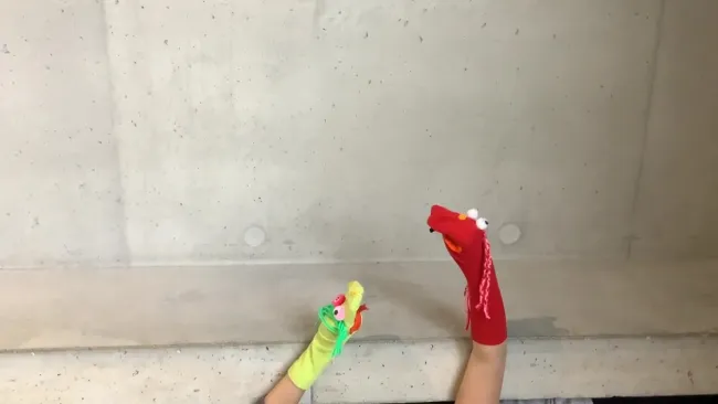 Socke Lysa und Emy