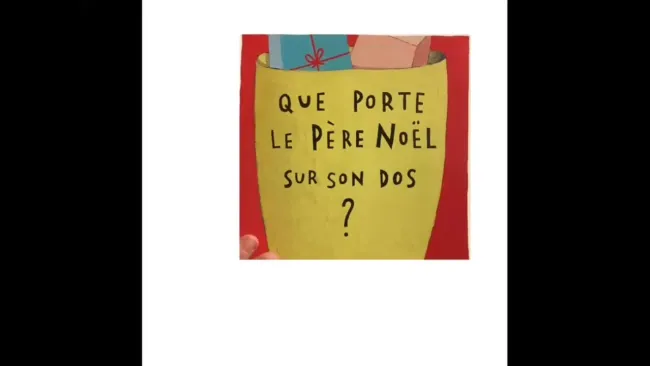 Joana raconte le livre du Père Noël 
