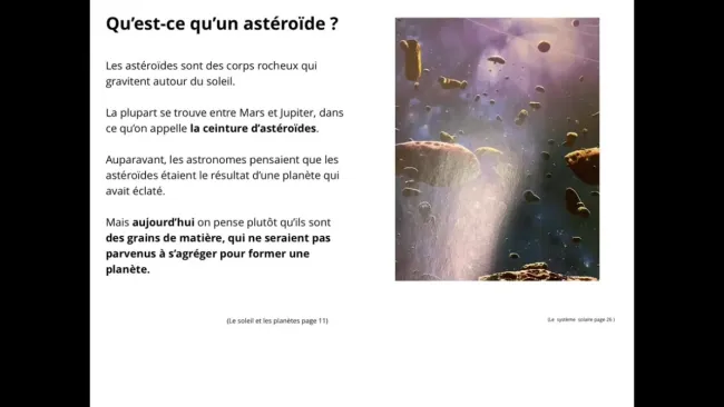 Les astéroïdes 