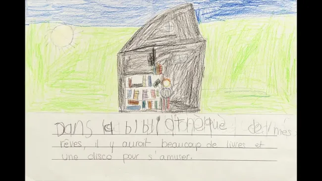 Bibliothèque idéale de la classe de Nadia  (3-4P/G4)