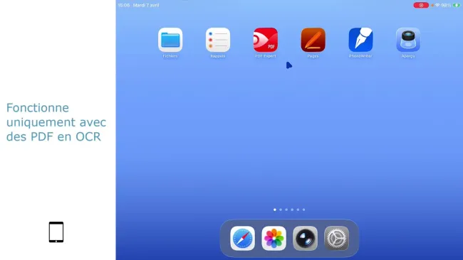 La synthèse vocale sur PDF Expert