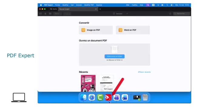 PDF Expert annoter et son