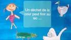Un déchet de la cour peut finir au lac...