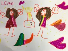 Un cadeau d'une classe de 1-2P pour la fête des Mères