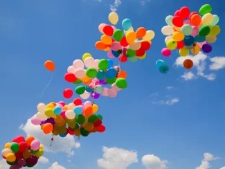 comment vole un ballon d'hélium?