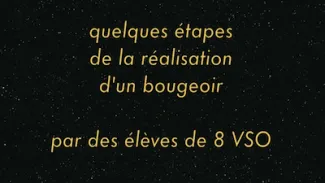 Réalisation d'un bougeoir